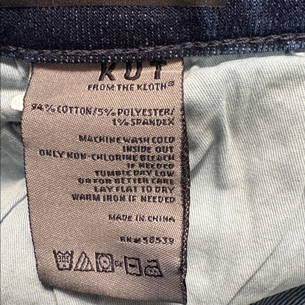 Kut from the Kloth Light Blue Wide-Leg Jeans - Picture 8 of 14